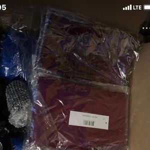 Box of diff color biker shorts 50 in total